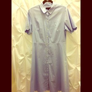 Banana Republic Light Blue Shirtdress